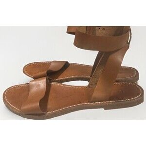 Madewell Boardwalk Ankle Strap Sandals Brown / Tan Size 7.5